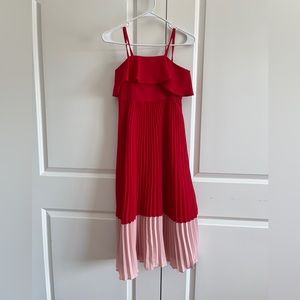 Elegant red dress for girls